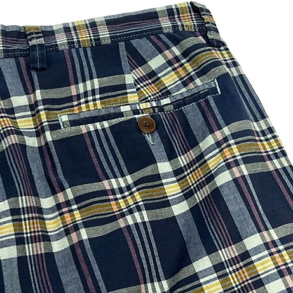 J. Crew Factory blue plaid shorts size 32 - Picture 3 of 15